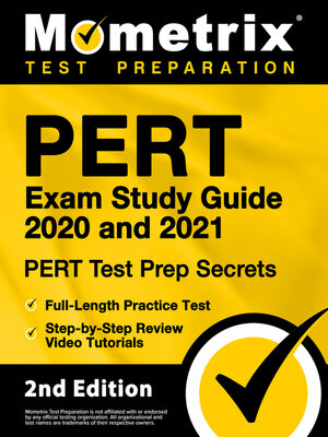cover image of PERT Exam Study Guide 2020 and 2021 - PERT Test Prep Secrets, Full-Length Practice Test, Step-by-Step Review Video Tutorials